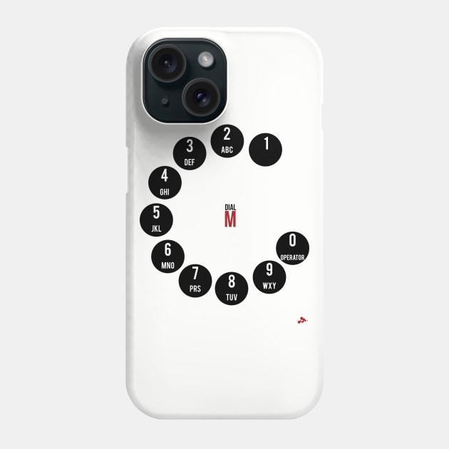 Dial M Phone Case by elbyio