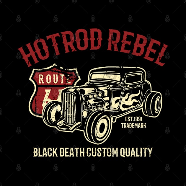 HotRod Rebel Car by EddieBalevo