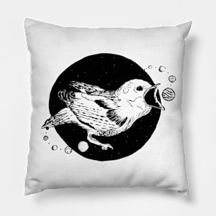 Space Sparrow Pillow