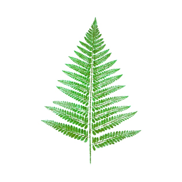 Fern Leaf - Botanical Imprint by Nikokosmos