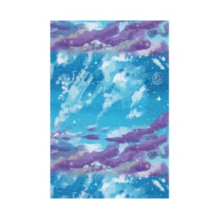 Blue and Purple Clouds T-Shirt