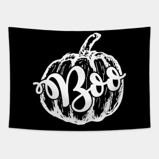 Boo Pumpkin Halloween Tapestry