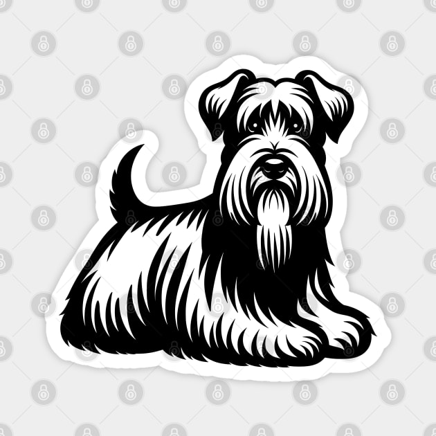 Sealyham Terrier Magnet by KayBee Gift Shop