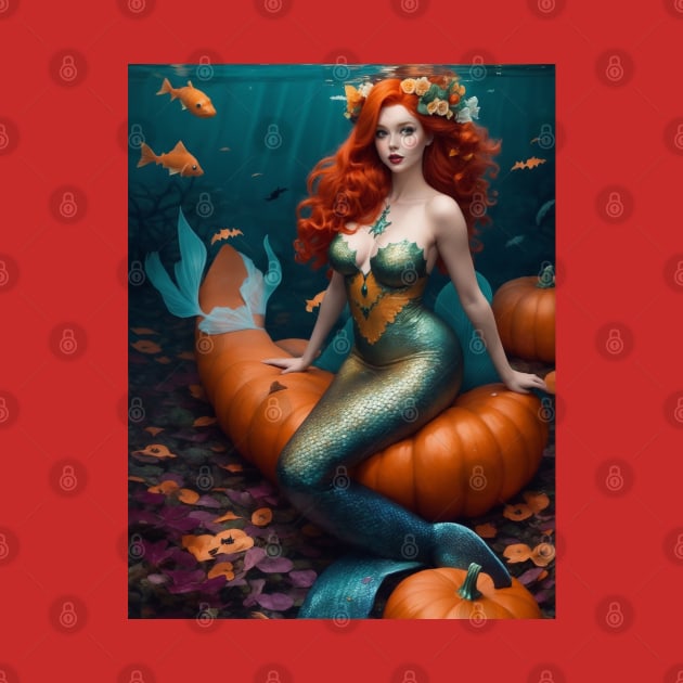 Autumn Mermaid by MGRCLimon