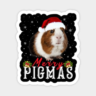 Merry Pigmas - Funny Guinea Pig Shirt for Christmas Gift Magnet