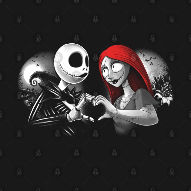 Her Skeleton and His Doll by alemaglia