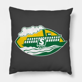 Defunct - Shreveport Steamer Football Pillow