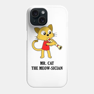 Cat Clarinet Funny Shirt for Mom, Dad, Husband, Boyfriend, Girlfriend, Phone Case