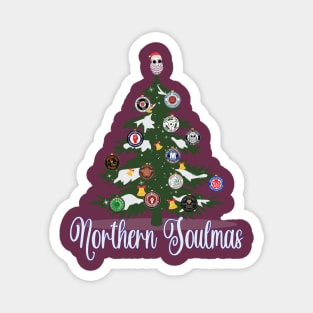 Northern Soul Merry Soulmas, Christmas Tree Magnet