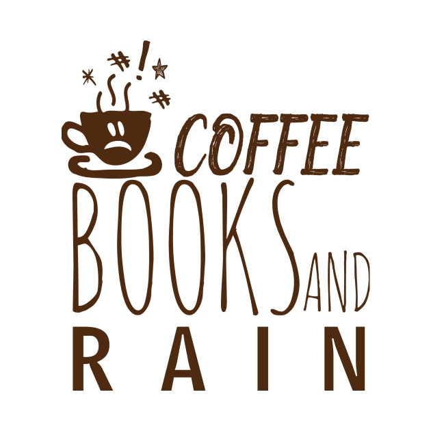 Coffee Books and Rain by FERRAMZ