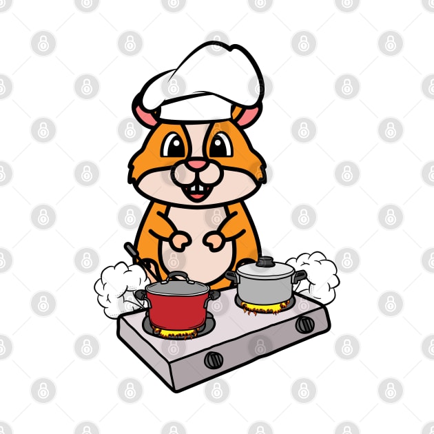 Cute Hamster is cooking by Pet Station