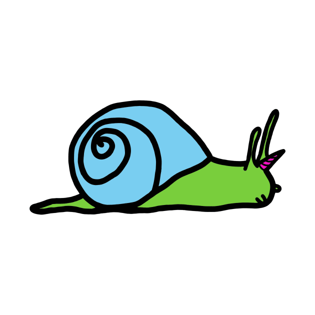 unicorn snail by NoirPineapple