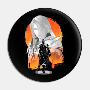 Silver-Haired SOLDIER v1 Pin