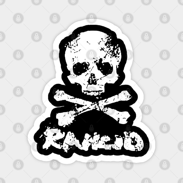 skull rancid Magnet by CoconutSportsCo