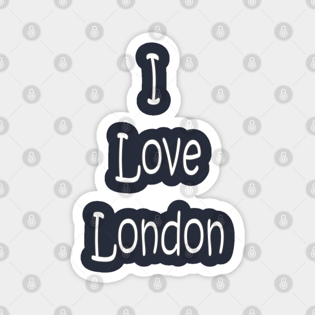 I Love London Magnet by PlanetMonkey