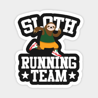 Sloth Running Team Magnet