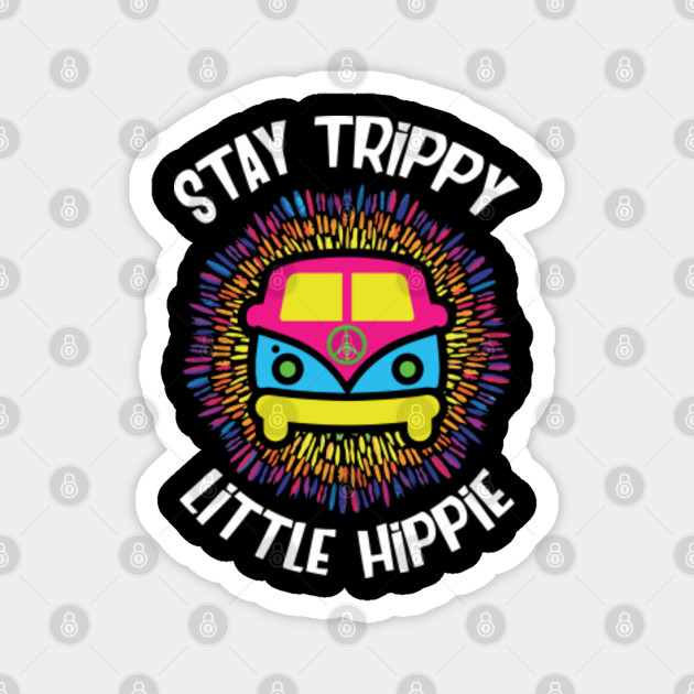 Stay Trippy Little Hippie Mini Bus Shirt Hippie Camping Gift