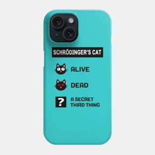 Alive Dead or Secret Third Thing Phone Case