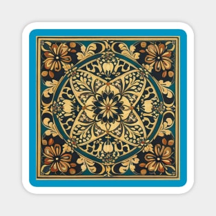 Abstract Renaissance Pattern Magnet