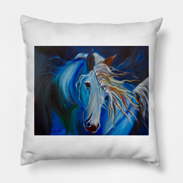 Thunder Cloud Pillow by jennyleeandjim