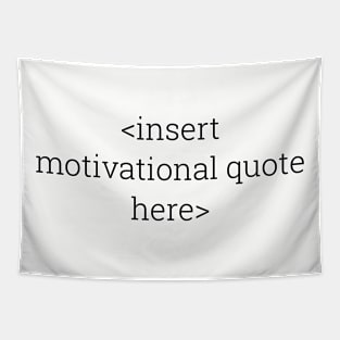 Motivational Quote Tapestry