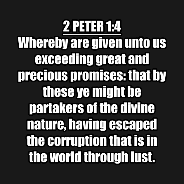 2 Peter 1:4 KJV by Holy Bible Verses
