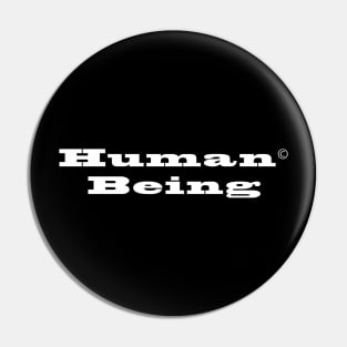 Human Being Pin