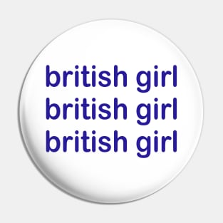 British girl Pin