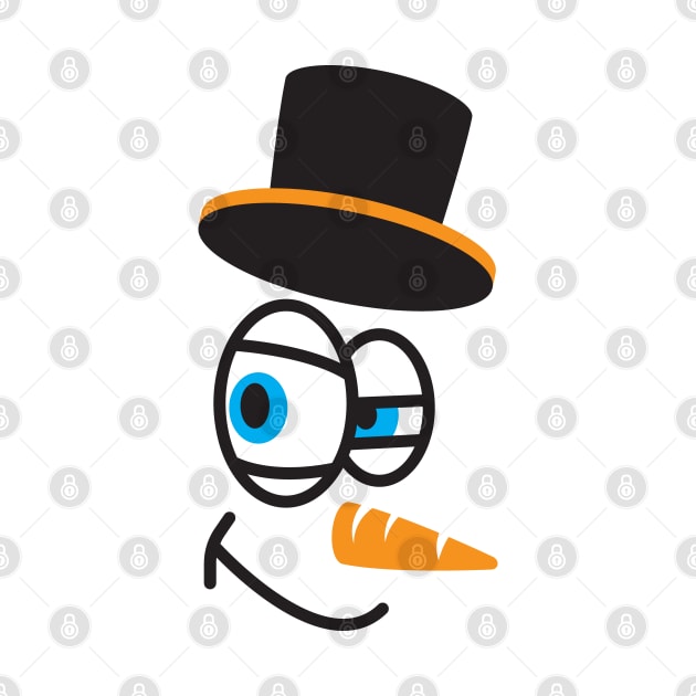 snowman face by MZeeDesigns