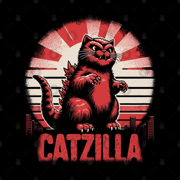 Catzilla by Yopi