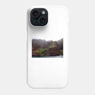 Rugged Na Pali Coast and Mountains on Kauai - Hawaii Phone Case