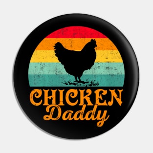 chicken  Poultry Farmer Father's Day  chicken dad Pin