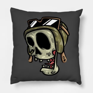 skull pilot Pillow