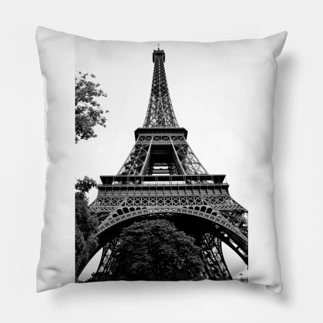 Eiffel Tower Pillow by thehollowpoint