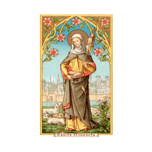 Saint Genevieve of France: For all the Saints Series by Catholicamtees