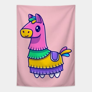 Cute Horse Pinata Tapestry