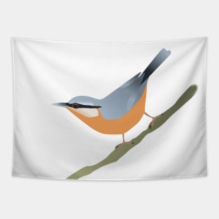 Nuthatch digital Tapestry