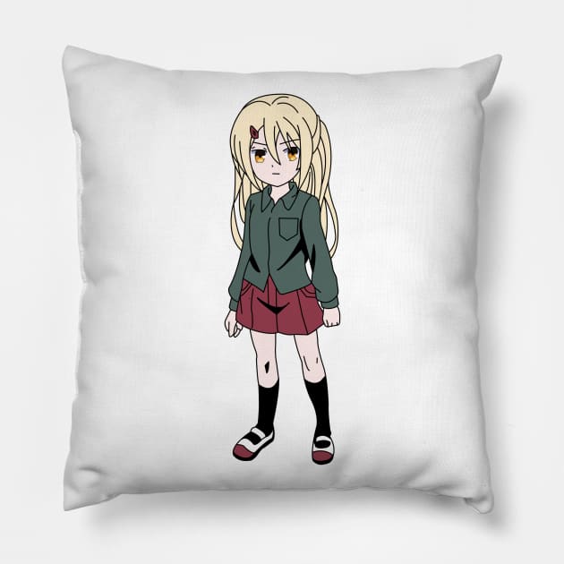 Standing On a Million Lives Iu Shindo Chibi Cute Pillow by oneskyoneland