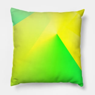 yellow orange green abstract texture Pillow