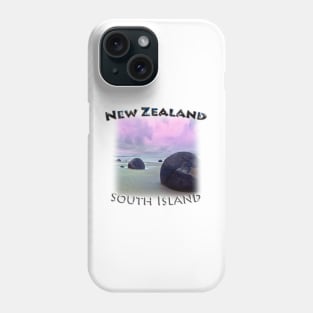 New Zealand - South Island, Moeraki Boulders Phone Case