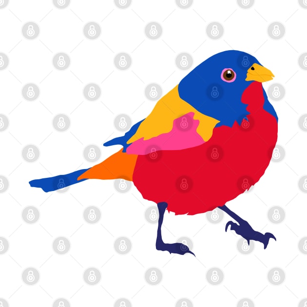 PAINTED BUNTING BIRD by VegShop