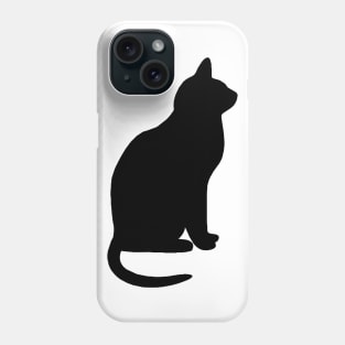 Art Cat Silhouette Phone Case