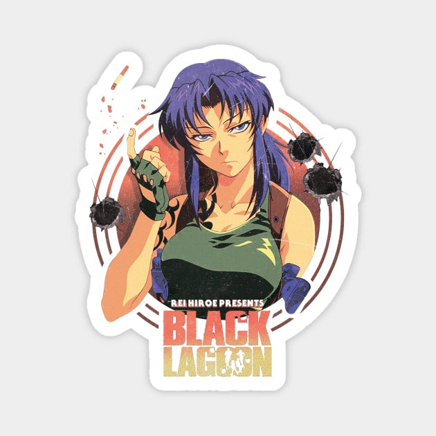 Black Lagoon Magnet by geeeeeeeeeeeek