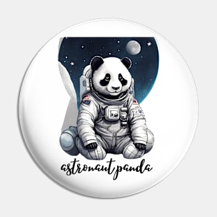 Astronaut panda Pin