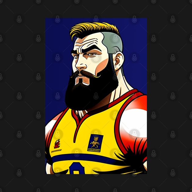 Rugby Player by ArtShare