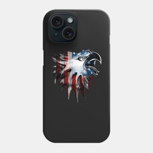 American Bald Eagle Patriotic USA Flag Phone Case