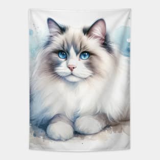 Ragdoll - Watercolor Cat Tapestry