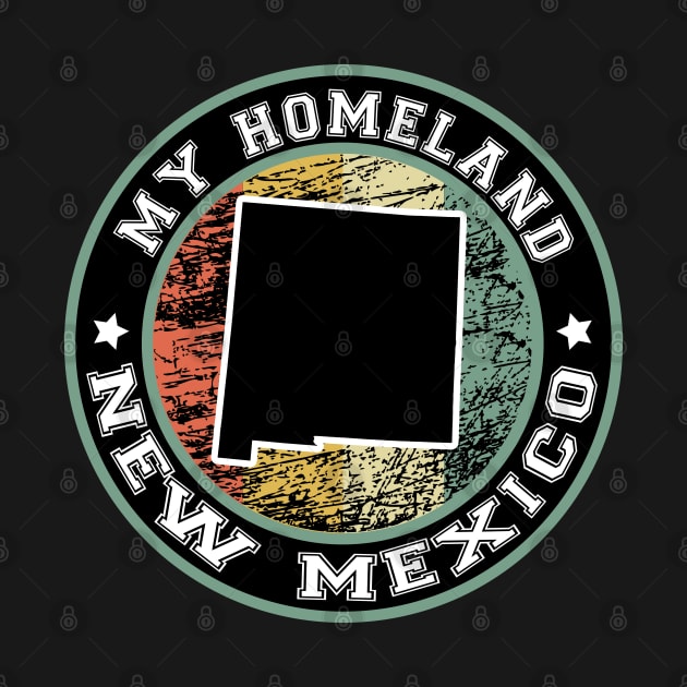 Homeland New Mexico state USA vintage by LiquidLine