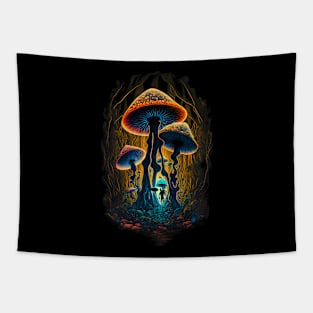 Psychedelic Forest Tapestry