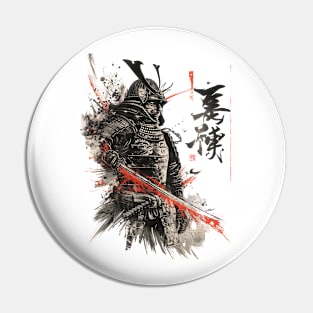 Samurai Spirit: Kanji Blade Legacy Tee gift Pin